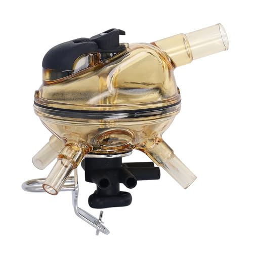 Milking Claw 320CC PSU Stainless Steel Cow Milk Collector, Farm Milking Machine Accessories, Efficient Milk Collection Tool with Transparent Cover and Air Shut Off Valve, Durable M