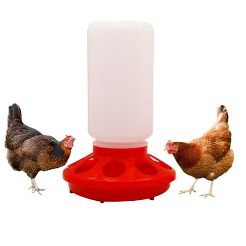 Chick Feeder and Waterer Set, Chick Starter Set 2 in 1, Chicken Waterer and Feeder, 1L Poultry Watering and Feeding Station, Quail Feeders and Waterers for Home Use - color: Blue
