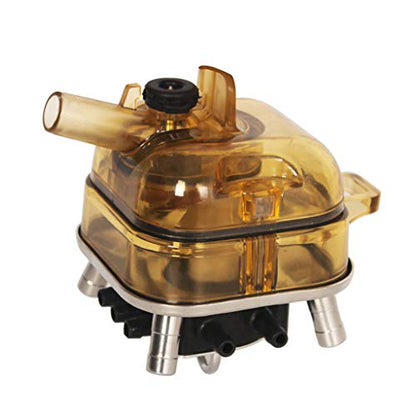 Milk Claw Milking Claw Milk Collector Milking Part Accessory 2 Layer Double Layer Multi Manifolds Connectors Easy to Use Durable for Cow Goat 450CC Stainless Steel Housing PC Lid