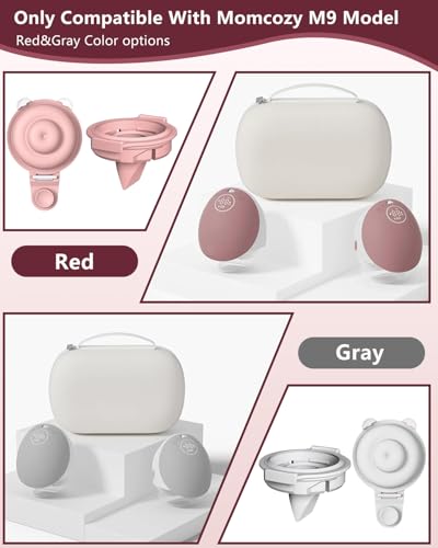4PC Upgraded M9 Breast Pump Replacement Part, Including 2pcs Duckbill Valve and 2pcs Double-Layed Diaphragms for Momcozy Upgraded Mobile Flow | Upgraded M9, Valve, Diaphragms, 4PC Gray - size: Gray 2pcs Valves+2pcs Diaphragm
