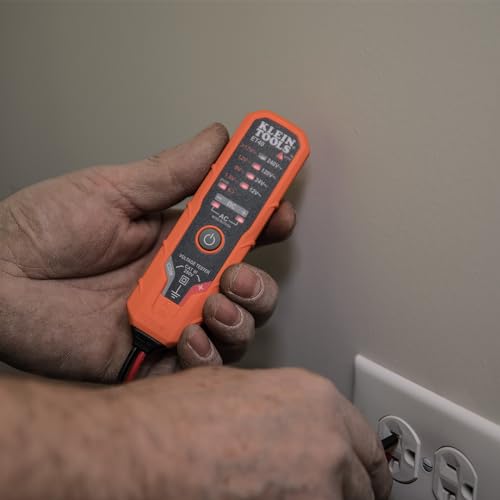Klein Tools 80077 Voltage Test Kit, Electronic AC/DC Tester, GFCI Outlet Tester and Non-Contact Test Pen, 3-Piece