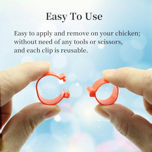 DoubleWood Leg Bands for Chicken, 100 Pcs Numbered 16mm Chicken Leg Rings Duck Leg Bands, Poultry Leg Bands Clip on Leg Bands for Chicken, Hens, Ducks Guinea Goose Gamefowl Turkey (16mm - 100 Pcs) - size: 16mm - 100 Pcs