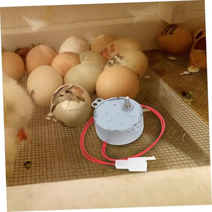 VICASKY Mini Egg Turner Motor for 110V Incubators Automatic Egg Incubator Accessory Practical Metal Replacement Part for Chicken Duck and Quail Hatching