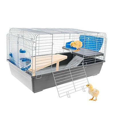 BESPORTBLE Wooden Small Pet Platform for Chickens Multi-Purpose Resting Spot Safe Wooden Material for Guinea Pigs and Small Pets Private Space for Rest and Play