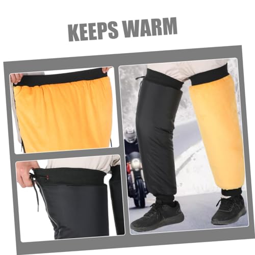 ABOOFAN Windproof Leg Gaiters for Men Insulated Calf Covers for Camping and Hiking Protection against Rain and Durable and Comfortable Design