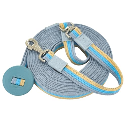 Lunge Line Polyester Cotton Lunge Line 25 Ft with EVA Stop Equine Lunge Line for Horses with Swivel Bolt Snap