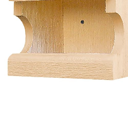 Nesting Perch Open-Front Birdhouse | Handcrafted from Sustainable Eastern White Pine | Easy Mount Under Eaves or on Building | Weather-Resistant Protection for Song Sparrows, Robins & More