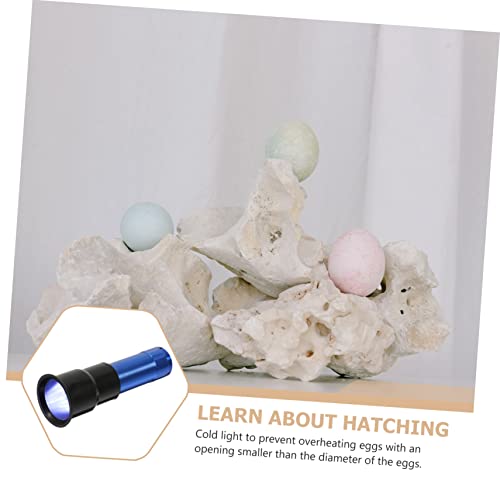 Portable Egg Candler Lamp Lightweight Incubator Accessory for Egg Development Checking Poultry Incubation for Chicken Eggs and Quail Eggs