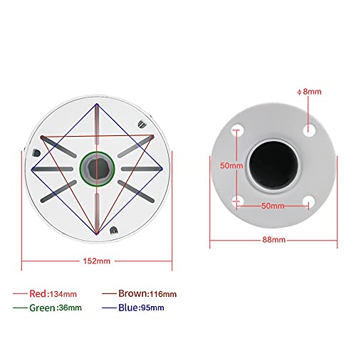 Security Camera Mount Bracket, Dome Camera Mount Universal Camera Wall Mounting Bracket for CCTV Security Camera/IP Camera