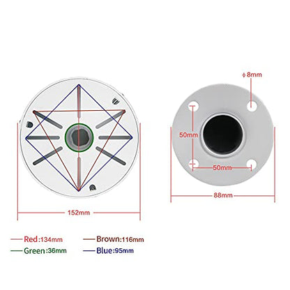 Security Camera Mount Bracket, Dome Camera Mount Universal Camera Wall Mounting Bracket for CCTV Security Camera/IP Camera