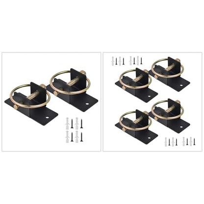 2Pack Heavy Type Steel Feed Bucket Holder for Stable Barn and Livestocks Feeding with Quickly Release Bolt - style: 2 piece set