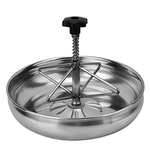 Stainless Steel Piglet Feeding Trough Pig Food Feeder Pig Food Tray for Household Farm Livestock Fodder Pig Feeding Bowl 1Pc