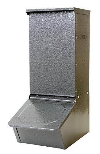 Little Giant HGFS SNG Door Hog Feeder, 50 lb, Gray
