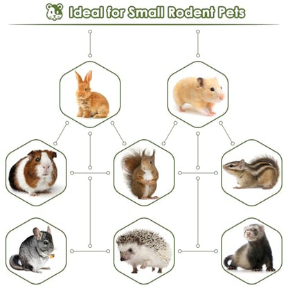 Bissap 6PCS Bunny Chew Toys, Natural Hanging Rabbit Chew Toy Treats for Guinea Pigs Hamsters Gerbils Chinchilla and Other Small Pets for Teeth Grinding - size: 6 PCS