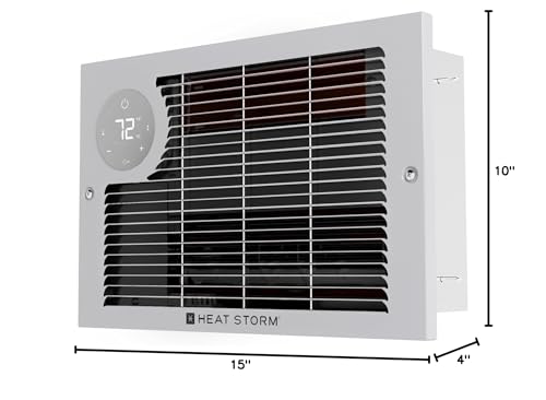 Heat Storm 1500 Watt Electric In-Wall Heater with WIFI