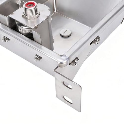 Rengue Automatic Cow Drinking Water Bowl, Stainless Steel Cattle Waterer with Float Valve for Farms and Livestock Animals