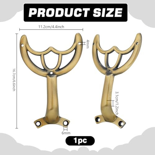 PH PandaHall Ceiling Fan Blade Arms, Metal Ceiling Fan Blade Brackets Alloy Replacement Parts Mounting Bracket Kit Fans Holder for Repairing Easy Installation, Antique Bronze - color: Antique Bronze