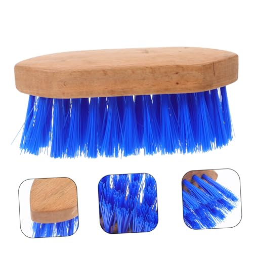 Kisangel Horse Grooming Brush Hard Bristles for Cleaning Multi-functional Design Cattle and Donkeys Lightweight and Portable Easy to Use for Grooming and Shedding