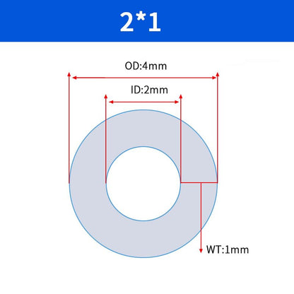 Peristaltic Pump Silicone Tubing 5/64" ID × 5/32" OD*3m, food grade High-temperature resistant & wear-resistant transparent silicone hose, made with platinum curing process, 2mm ID*4mmOD - size: 5/64"IDx5/32"OD, style: 3meter