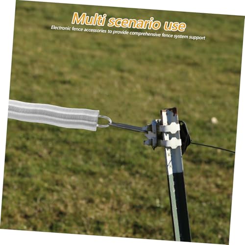 Toddmomy Electric Penning Gate Handle Livestock Fence Spring for Pasture Stainless Steel Fence Spring Replacement Kit Accessory