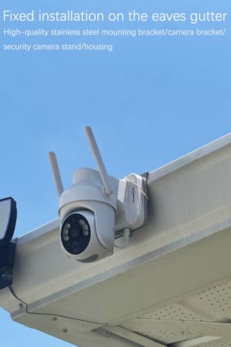 Stainless Steel Surveillance Camera Mounting Bracket, Pole Bracket, Camera Housing Bracket, No Drilling Required, Adjustable, Easy Installation, Surveillance Camera, Cylindrical Bracket (NEW-2) - color: NEW-2