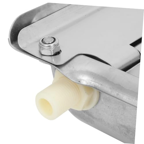 Abaodam Stainless Steel Automatic Waterer for Cattle and Horses Self-Filling Livestock Water Bowl with Float Valve Sturdy Livestock Water Feeder for Farm Animals