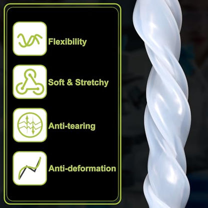 METALLIXITY Silicon Tubing(1/4" ID x 1/2" OD x 3.3Ft), Pure Silicone Hoses High Temp - for Printer, Hot Water Dispenser, Engine, Brewing, Fish Tank Air Pump, Pump Transfer, Clear - size: 3.3 Feet, style: 1/4" IDx1/2" OD