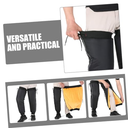 ABOOFAN Windproof Leg Gaiters for Men Insulated Calf Covers for Camping and Hiking Protection against Rain and Durable and Comfortable Design
