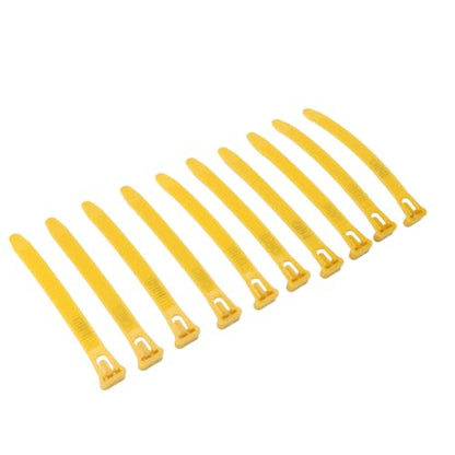 ZJchao Chicken Leg Bands, Adjustable Plastic Poultry Identification Leg Rings with Clear Colorfast Number Engraving for Duck Goose Chicken (Yellow) - color: Yellow