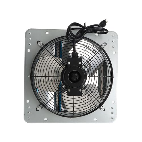 12'' Shutter Exhaust Fan Wall Mounted W/ 1.65 Power Line 1800CFM for Attic,Shed
