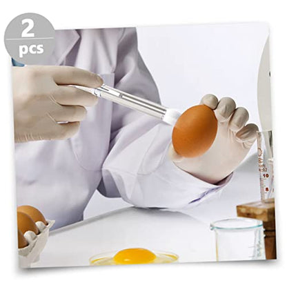 2pcs Portable Egg Candler with Safe Light Design Multi-Purpose Household Candling Lamp for Chicken Duck Goose and Quail Eggs Durable Candling Supply