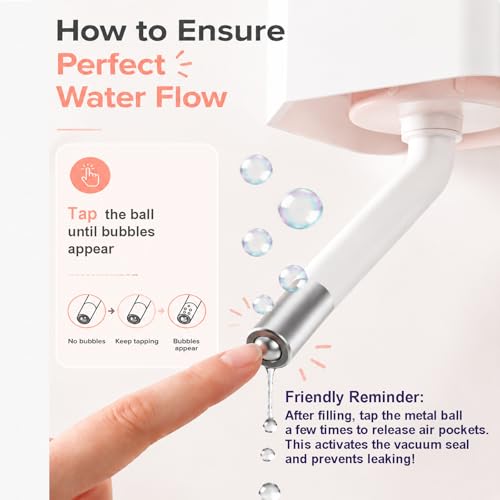 47OZ No-Drip Small Animal Water Bottle, Large Capacity Leakproof Hanging Pet Water Dispenser for Cage Crate, Water Feeder for Guinea Pig, Hamster, Rabbit, Ferret, Chinchilla (White) - color: White