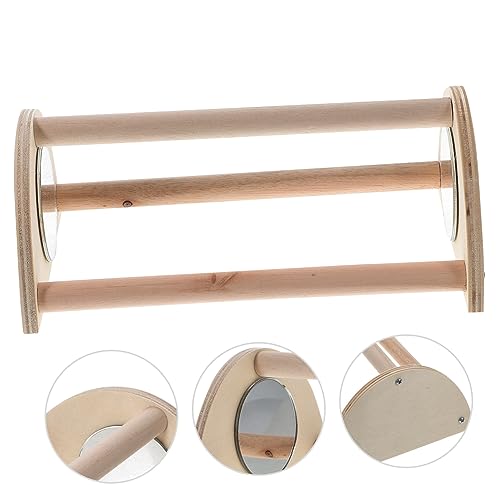 Wood Chick Perch Stand – Adjustable Chicken Roosting Bar for Brooder – Training Perch for Baby Chickens – Natural Material Stable Base