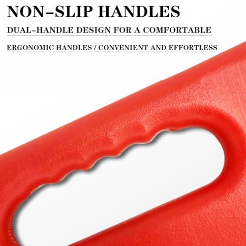 Livestock Sorting Panel with Paddle, Animal Guide Board Sturdy and Lightweight, Animal Guide Board Sturdy and Lightweight Durable Livestock Panels to Guide Cattle, for Hogs Sheep,Red,C - size: C