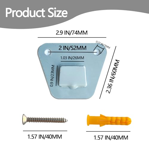 Wall Fan Mounting Bracket - Heavy Duty Universal Wall Fan Fixing Bracket, Easy to Install, Sturdy & Durable, Safe & Reliable(2 Pack)