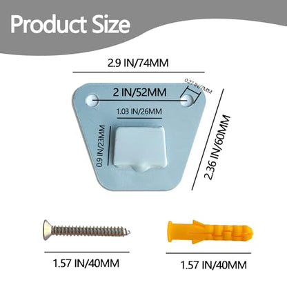 Wall Fan Mounting Bracket - Heavy Duty Universal Wall Fan Fixing Bracket, Easy to Install, Sturdy & Durable, Safe & Reliable(2 Pack)