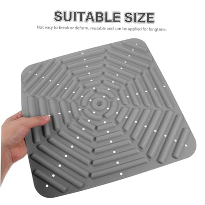 Kisangel Nesting Box Pads for Chickens Chicken Coop Bedding Silicone Laying Pad Non-Slip Easy to Clean - color: Gray