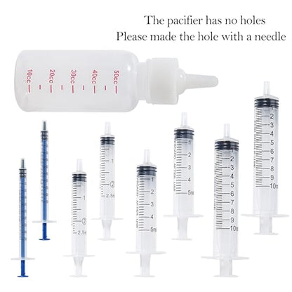 Doggiema Breeding kit Suitable for Newborn Puppy and Kitten,Feeding Nipple, Feeding Tube, Feeding Syringes and Bottles