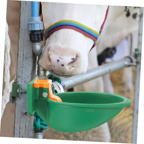 Happyyami Automatic Drinking Bowl for Livestock Goat and Sheep Water Dispenser Plastic Water Trough Float Valve Self-Filling Cattle Waterer for Farms