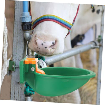 Happyyami Automatic Drinking Bowl for Livestock Goat and Sheep Water Dispenser Plastic Water Trough Float Valve Self-Filling Cattle Waterer for Farms