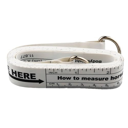 Horse Height and Weight Measurement Tape - Double Scale Horse Weight Tape for Accurate Waist Measurement - Ideal for Weight Loss Tracking - 8.2 Feet Long