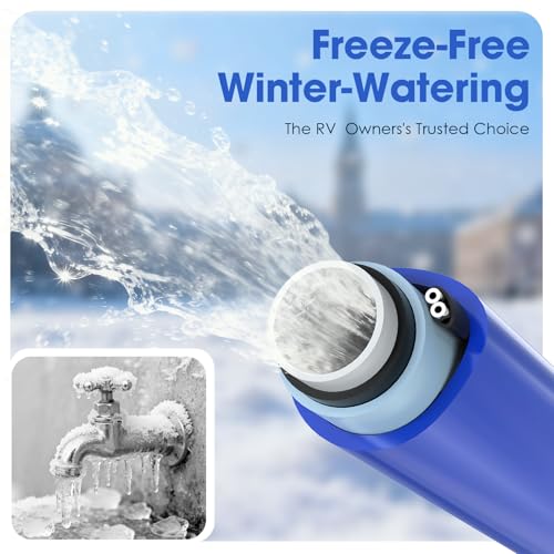 Heated RV Water Hose 30ft with Integrated GFCI Plug, –40°F Freeze-Protection Drinking Water Hose, Lead-Free BPA-Free, Heavy-Duty Heated Hose with Adapter - color: With GFCI, size: 30ft