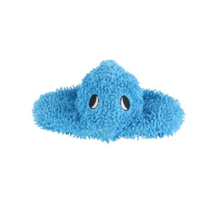 MIGHTY® 2 Pack Microfiber Medium Stingray Dog Toys | Ultra Durable Plush Toy with Multiple Layers & Reinforced Seams , Washable and Floats , Mighty® Construction - color: 2PK Blue Stingray