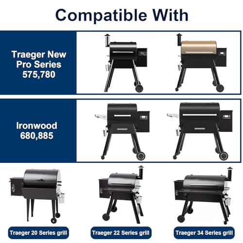 15 Pack BAC407 Grease Bucket Liner for Traeger Grills,Drip Liner Drip Pan for HDW152 Grease Bucket Traeger Pro Series 575/780, 20/22/34, Ironwood 650/885 Grills - color: Liner