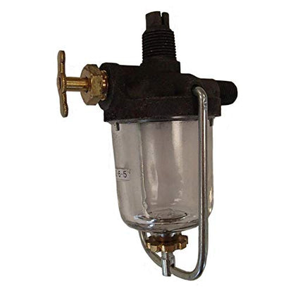 AA499R Original All-Fuel Style Sediment Bowl. Must be Used with a 3-Way Valve - Fits JD A, B, G & More Fits John Deere A AO AR B BO BR D G GP H