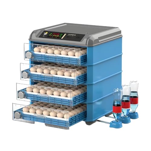 Egg Incubator with Automatic Turning and Humidity Control, Digital Display for Hatching Chicken, Duck, and Quail Eggs - Adjustable 300 Egg Capacity - size: 256