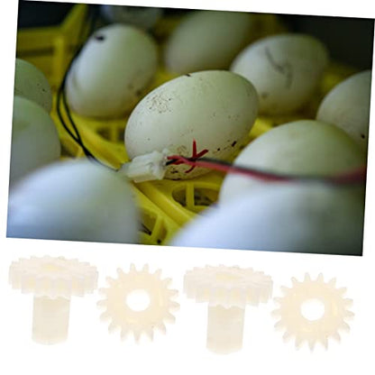 balacoo 20pcs Incubator Gear Wheel Reversible Gear for Egg Turning Incubator Accessories Easy Install