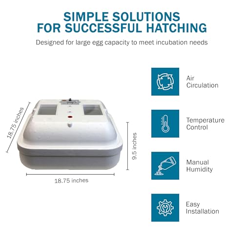 HovaBator 2370 Starter Egg Incubator Kit (No Additional Tray, Add HumidiKit) - size: No Additional Tray, style: Add HumidiKit