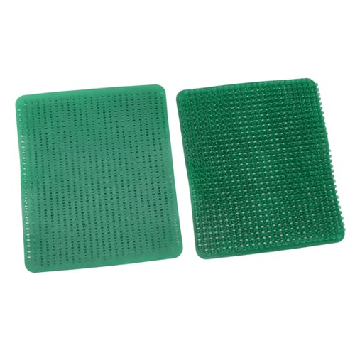 Aramox 6 Pack Washable Chicken Nesting Pads, Breathable Reusable Nesting Box Liners for Laying Hens, with PE Material for Chicken Coop Poultry Boxes (Green) - color: Green