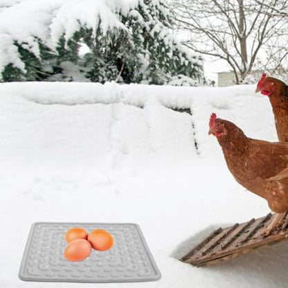 SUPVOX 2Pcs Washable Chicken Nest Pads Soft Egg Laying Mat for Nesting Box Durable Chicken Coop Accessories Reusable Chicken Cage Mats for Hen House Easy to Clean